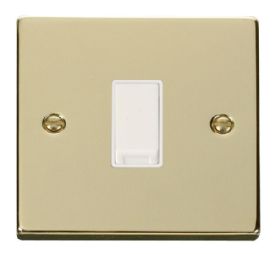 VPBR025WH  Deco Victorian 1 Gang Intermediate 10AX Switch
